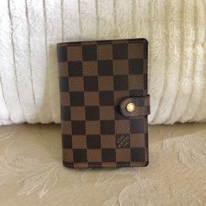 Louis Vuitton Damier Ebene PM Agenda